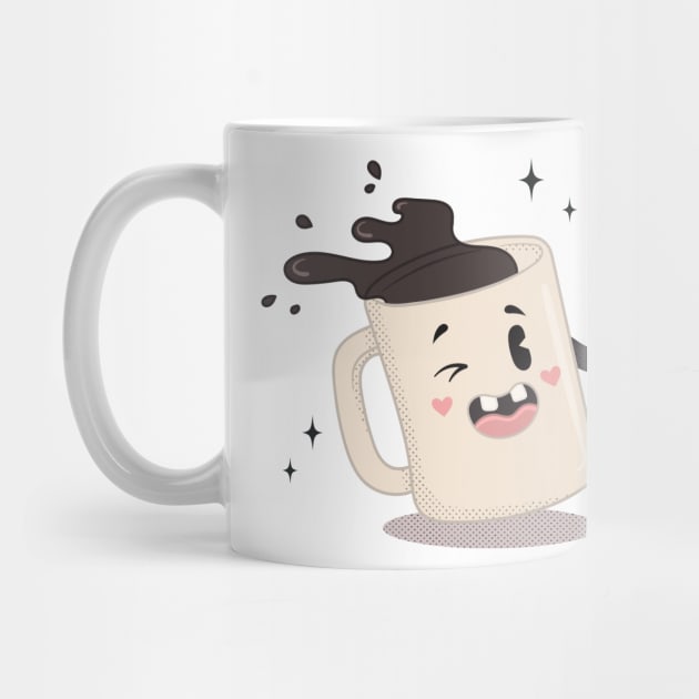 I LOVE COFFEE by bratcave.studio